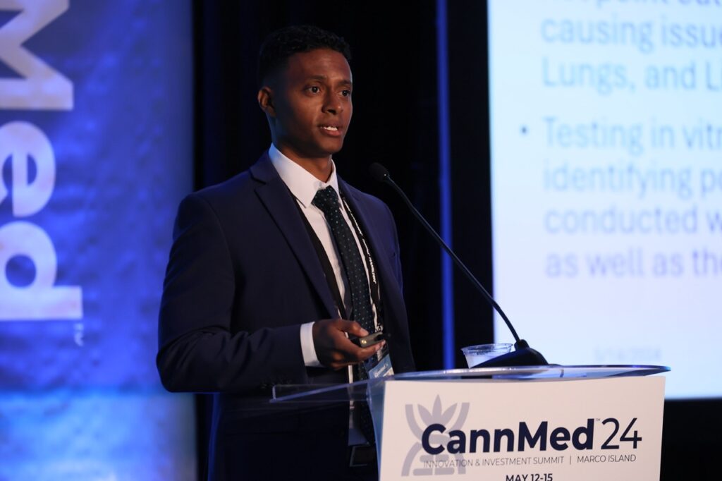 Tesfay Presenting at CannMed