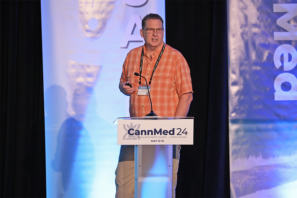 Image of Michael Petersen at the CannMed 24 Summit